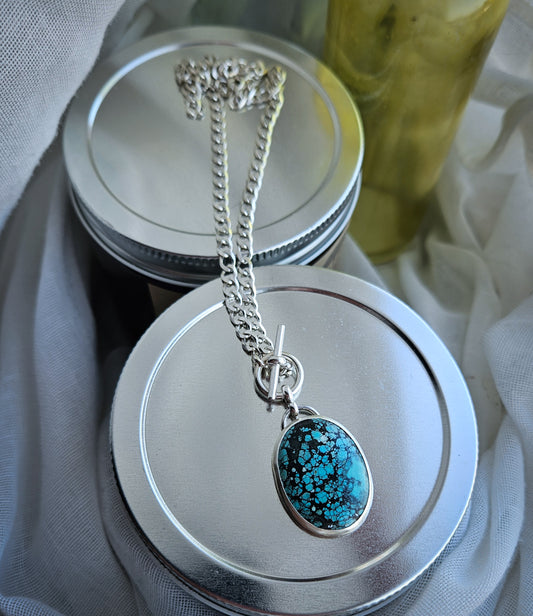 Turquoise Toggle Necklace #1